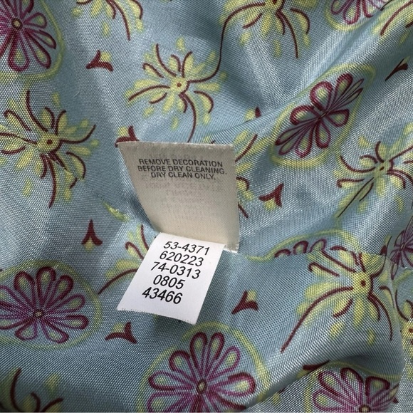 J. Jill Brown Plaid Blazer Jacket Size 4 Velvet Trim Blue Floral Lining Pockets - Picture 7 of 7